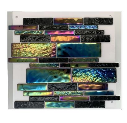 Легко устанавливаемая кристаллическая стеклянная мозаика для плитки бассейна в стиле Средиземного моря